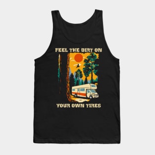 Funny quote camping rv motorhome saying trailer camping Tank Top